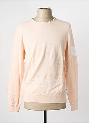 Pull col rond manches longues rose FREEMAN T.PORTER homme