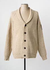 Gilet manches longues beige FREEMAN T.PORTER pour homme seconde vue