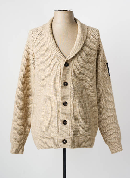 Gilet manches longues beige FREEMAN T.PORTER pour homme