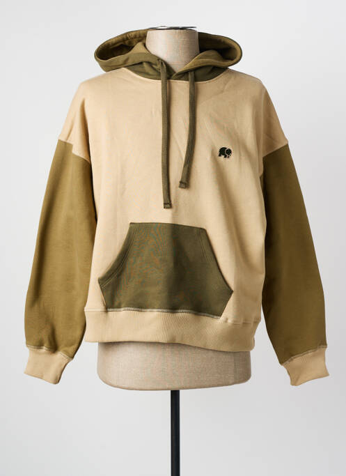 Sweat-shirt à capuche beige TRENDSPLANT pour homme
