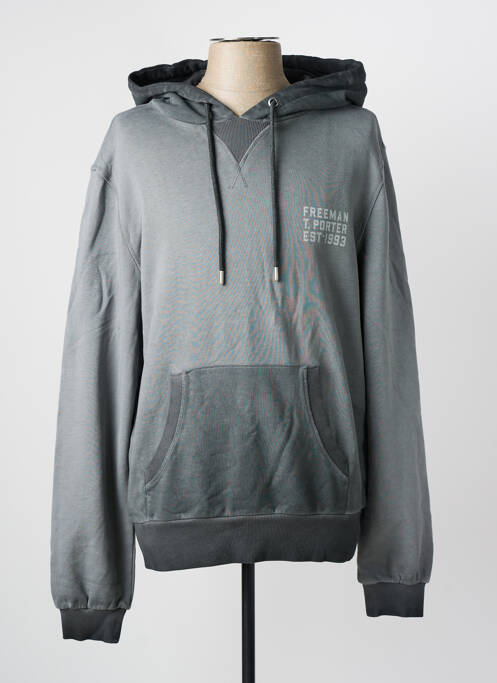 Sweat-shirt gris FREEMAN T.PORTER pour homme