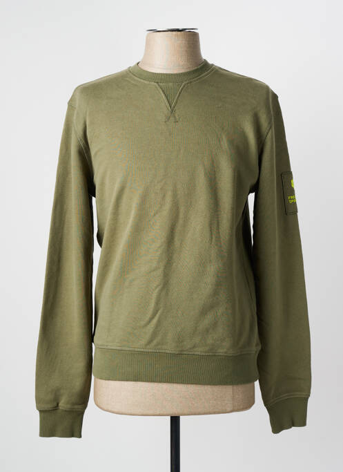Sweat-shirt vert FREEMAN T.PORTER pour homme