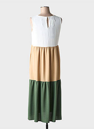 Robe longue sans manche sans manche beige BATIDA femme