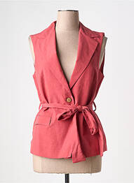 Gilet sans manche poches rose XT STUDIO femme