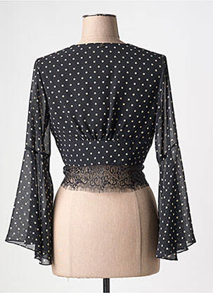 Top col v manches longues noir XT STUDIO femme