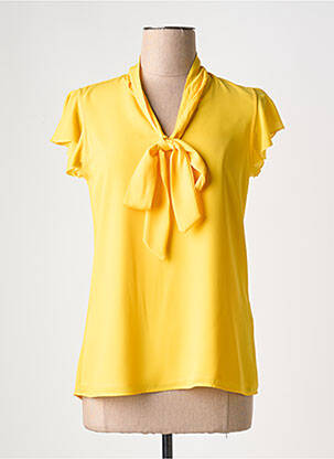 Top manches courtes manches courtes jaune XT STUDIO femme