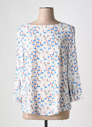 Blouse manches 3/4 manches 3/4 bleu TINTA STYLE femme