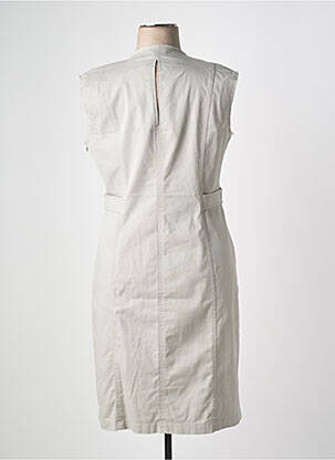 Robe mi-longue sans manche sans manche gris EVA KAYAN femme