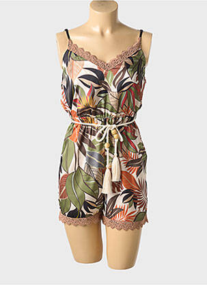 Combishort marron XT STUDIO pour femme