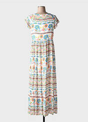 Robe longue orange TINTA STYLE pour femme seconde vue