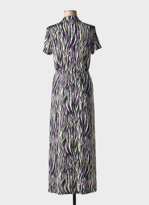 Robe longue manches courtes manches courtes noir BATIDA femme