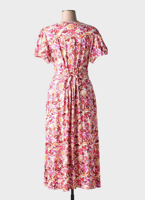 Robe longue manches courtes manches courtes rouge AGATHE & LOUISE femme