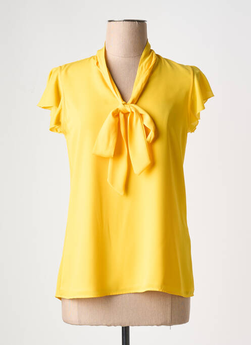 Top manches courtes manches courtes jaune XT STUDIO femme