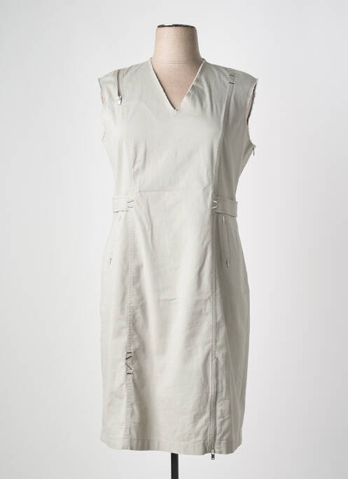 Robe mi-longue sans manche sans manche gris EVA KAYAN femme