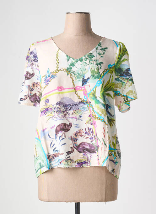 Blouse beige CREAM pour femme