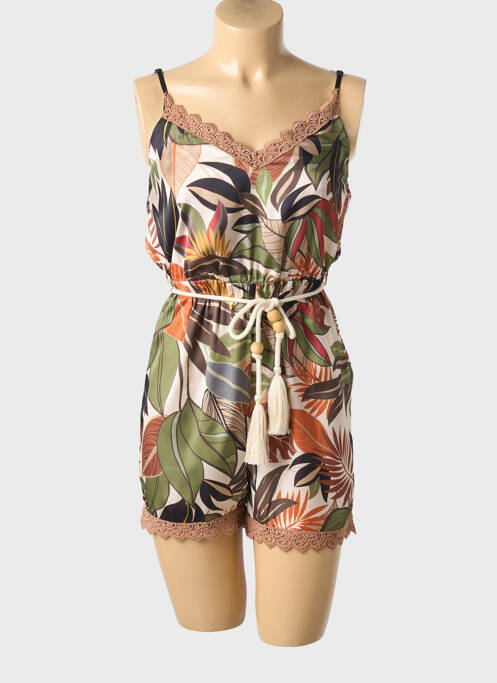 Combishort marron XT STUDIO pour femme