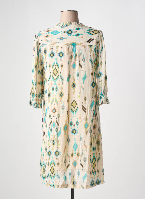 Robe mi-longue beige CREAM femme