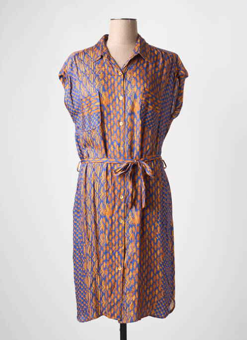 Robe mi-longue bleu TINTA STYLE pour femme