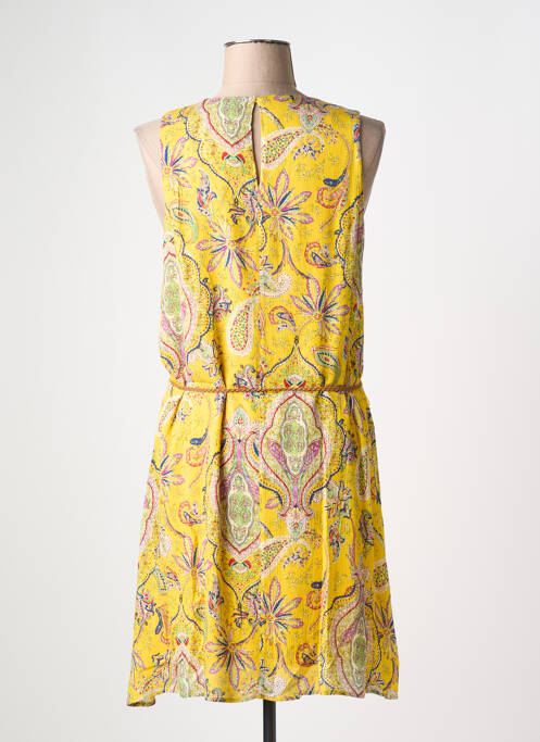 Robe mi-longue jaune DESIGUAL femme