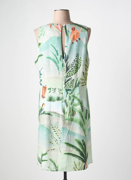Robe mi-longue vert DESIGUAL femme