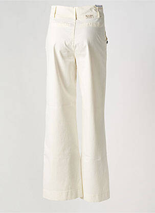 Pantalon flare stretch taille haute beige PAKO LITTO femme