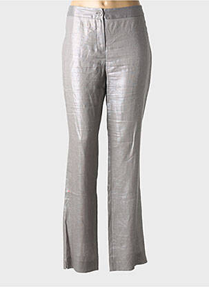 Pantalon droit stretch taille normale gris DIANE LAURY femme