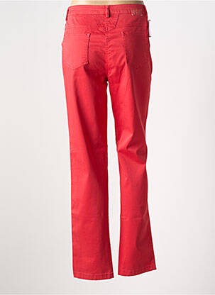 Pantalon slim tissage popeline taille normale rouge PAKO LITTO femme