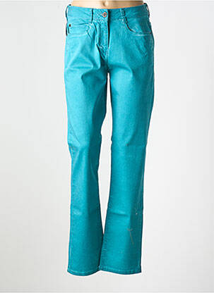 Jeans coupe slim stretch taille normale bleu SANDWICH femme
