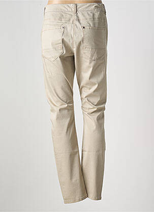 Pantalon slim tissage popeline taille normale beige SANDWICH femme