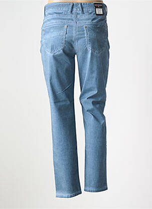 Pantalon slim taille basse taille basse bleu ANNA MONTANA femme