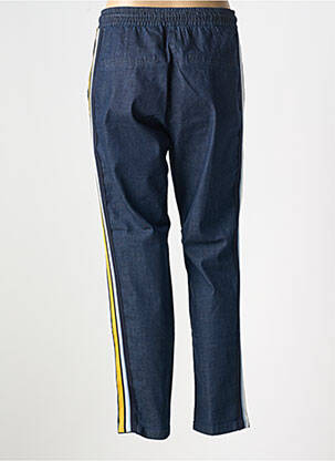 Pantalon chino broderie galons latéraux taille normale bleu SANDWICH femme