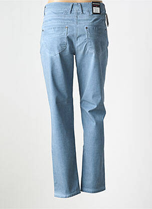 Pantalon slim taille basse taille basse bleu ANNA MONTANA femme