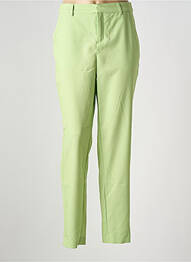 Pantalon chino taille normale taille normale vert CREAM femme