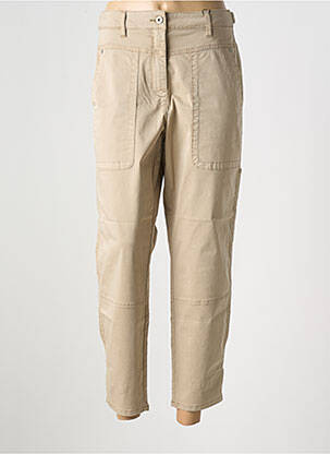 Pantalon 7/8 stretch beige SANDWICH femme