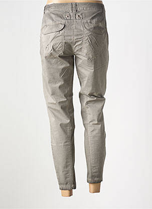 Pantalon 7/8 stretch taille basse marron SANDWICH femme