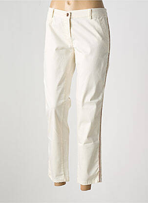 Pantalon chino broderie galons latéraux taille normale beige PAKO LITTO femme