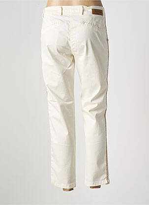 Pantalon chino broderie galons latéraux taille normale beige PAKO LITTO femme