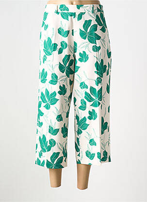 Pantalon 7/8 taille à pinces taille normale vert XT STUDIO femme