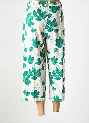 Pantalon 7/8 taille à pinces taille normale vert XT STUDIO femme