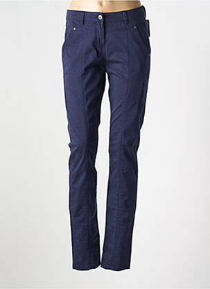Pantalon slim stretch taille normale bleu SANDWICH femme