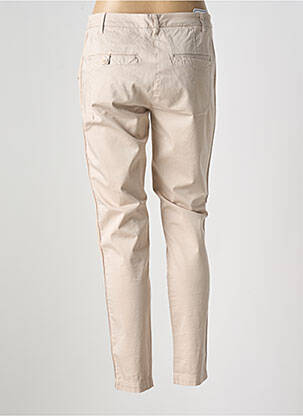 Pantalon chino tissage popeline taille normale beige SANDWICH femme
