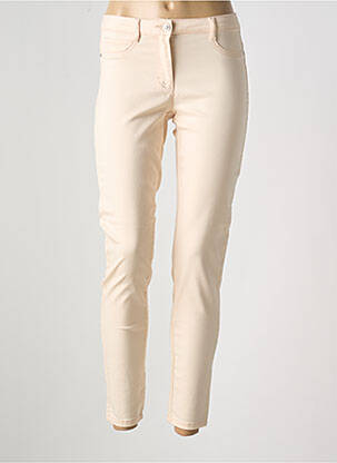 Pantalon 7/8 stretch taille normale rose BARBARA LEBEK femme