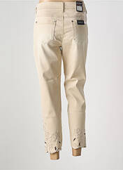 Jeans coupe slim beige ANNA MONTANA pour femme seconde vue