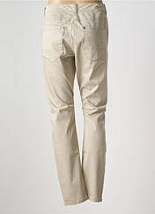 Pantalon slim beige SANDWICH pour femme seconde vue
