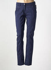 Pantalon slim bleu SANDWICH pour femme seconde vue