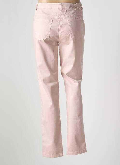 Jeans coupe slim stretch taille normale rose PAKO LITTO femme