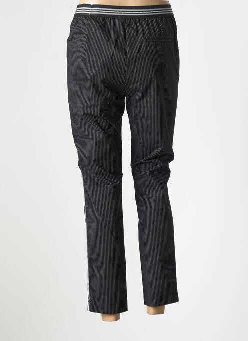 Pantalon chino broderie galons latéraux taille normale noir XT STUDIO femme