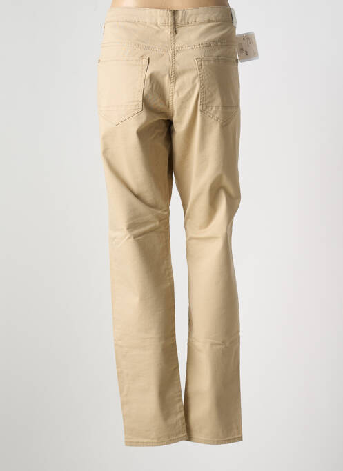 Jeans coupe slim beige SANDWICH pour femme