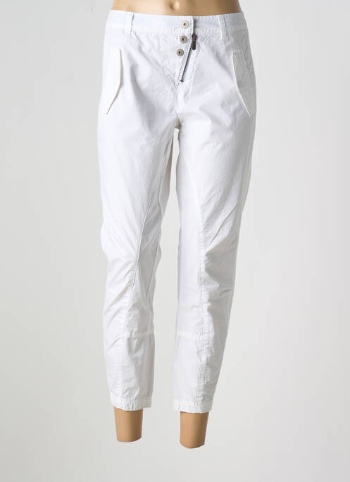 Pantalon 7/8 blanc SANDWICH pour femme