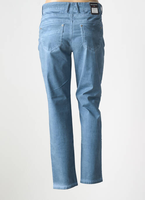 Pantalon slim bleu ANNA MONTANA pour femme